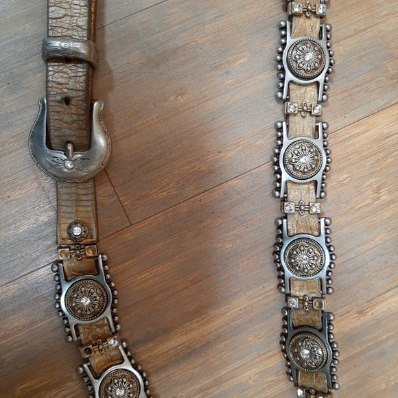 Stunning Italian metal belt main image 2